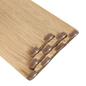 Włosy naturalne doczepiane Clip In 40cm 60 gram - kolor #18