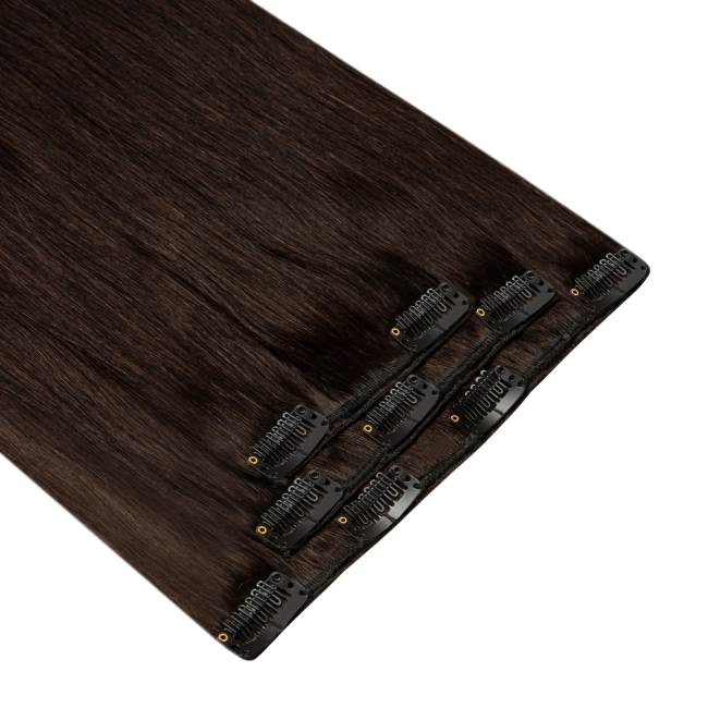 Włosy naturalne doczepiane Clip In 60cm 70 gram - kolor #1B