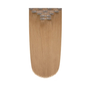 Włosy naturalne doczepiane Seria MAGIC Bezszwowe Ukryte Clip In 40cm 90 gram - Kolor #12 Chłodny Brąz