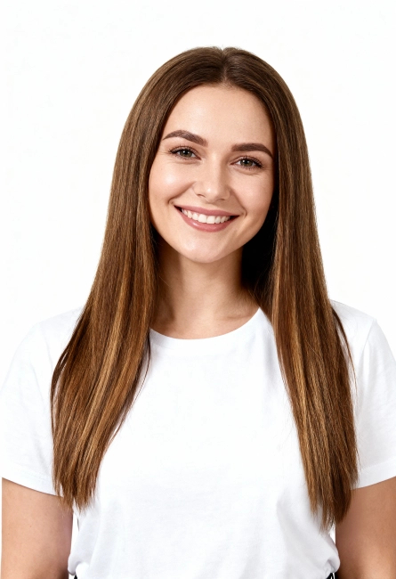 Włosy naturalne doczepiane Kucyk Kitka 40cm 65 gram - kolor #4/12 Baleyage