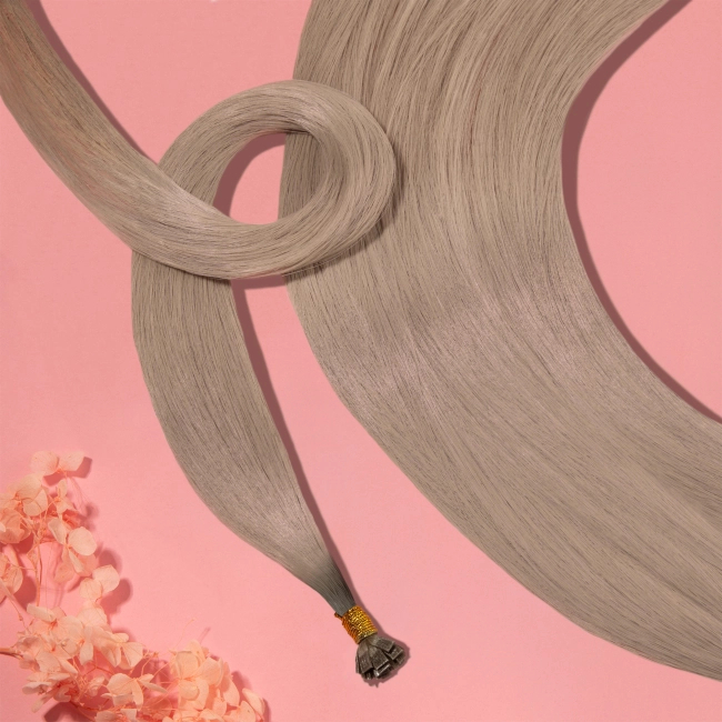 Włosy naturalne doczepiane Seria MAGIC Keratyna 50cm 0,8g 20szt - Kolor Ombre #8/#18