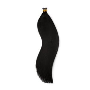 Włosy naturalne doczepiane na ringi 60cm 0,8g - kolor #1
