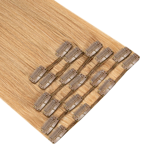 Włosy naturalne doczepiane Clip In 40cm 120 gram - kolor #27