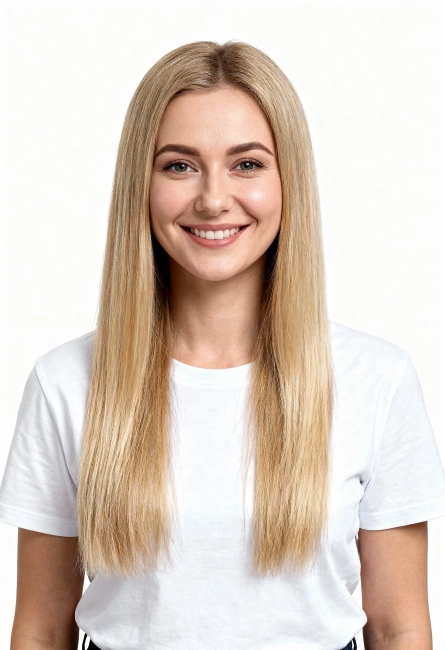 Włosy naturalne doczepiane Kucyk Kitka 60cm 90 gram - kolor #18/22 Baleyage