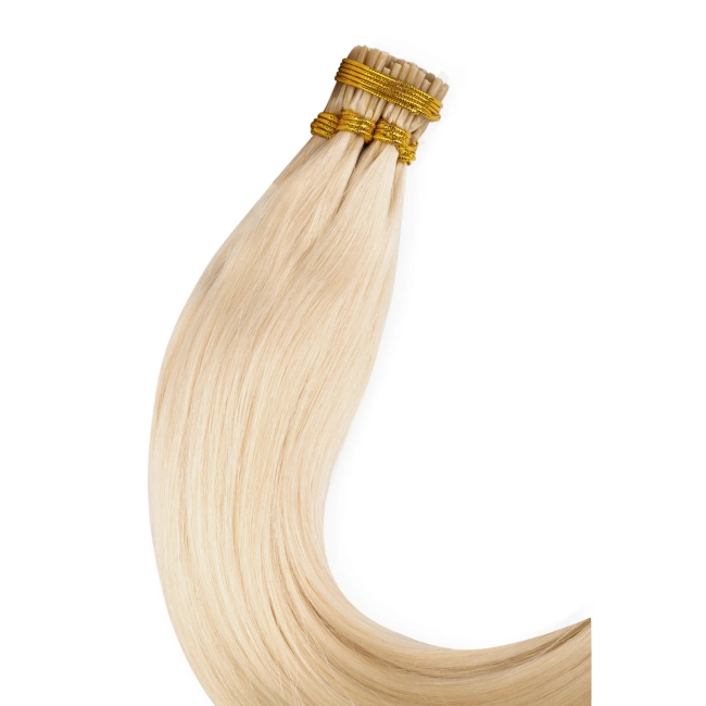 Włosy naturalne doczepiane na ringi 60cm 0,8g - kolor #60