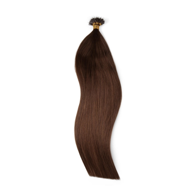 Włosy naturalne doczepiane na nano ringi 40cm 0,6g 20 sztuk  - kolor #4