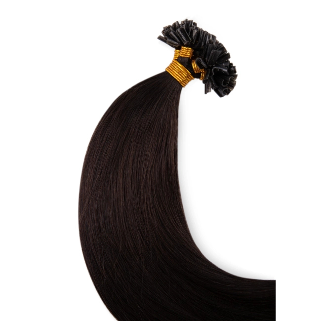 Włosy naturalne doczepiane na keratynę 50cm 0,5g 20 sztuk - kolor #1B