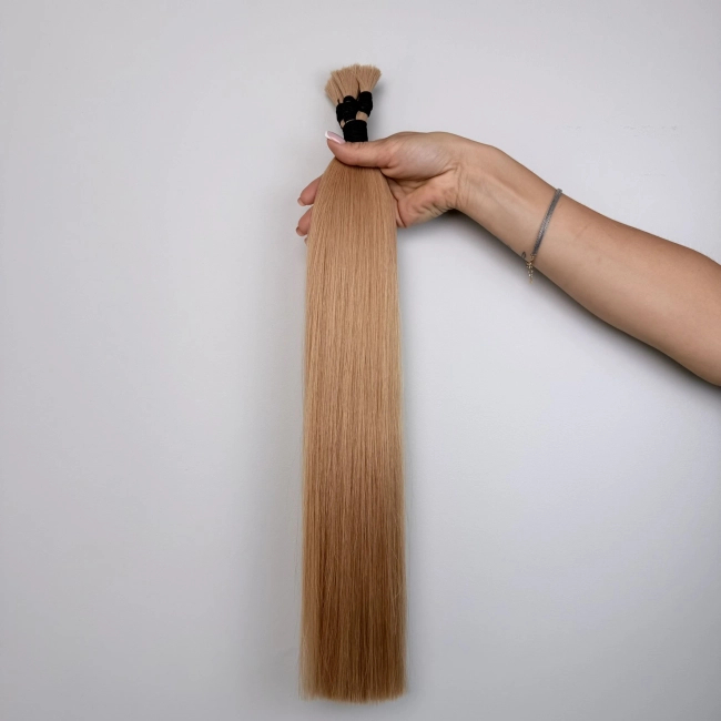 Włosy naturalne doczepiane Seria MAGIC Surowa kitka 60cm 25g - Kolor #16 Ciemny Blond