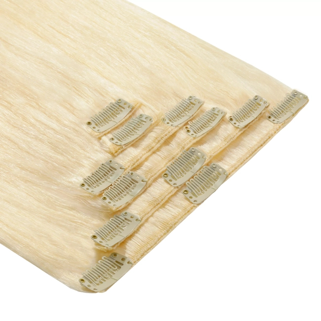Włosy naturalne doczepiane Clip In 40cm 70 gram - kolor #60