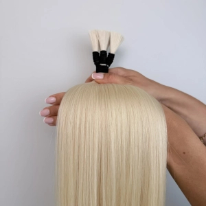 Włosy naturalne doczepiane Seria MAGIC Surowa kitka 60cm 25g - Kolor #613 Jasny Blond